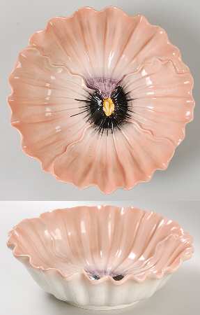 April Flowers 8" Round Vegetable Bowl