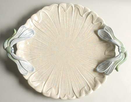 Art Nouveau 13" Round Platter