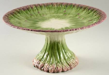 Asparagus 11" Diameter Pedestal Cake Stand