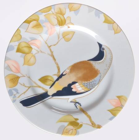 Autumn Bird Salad Plate