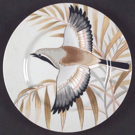 Autumn Bird Salad Plate