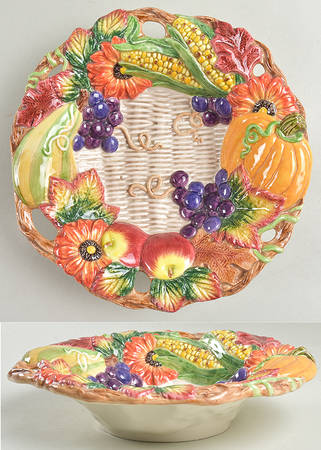 Autumn Bounty Open Candy Dish