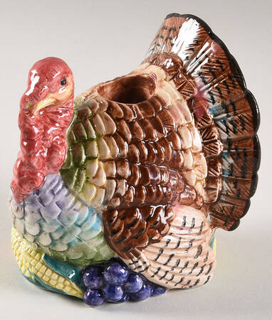 Autumn Bounty 4" Candlestick by Fitz & Floyd