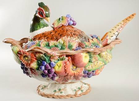 Autumn Bounty Tureen & Lid W/Ladle