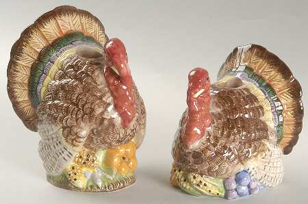 Autumn Bounty 4" & 5" Candlestick Set - Set of 2