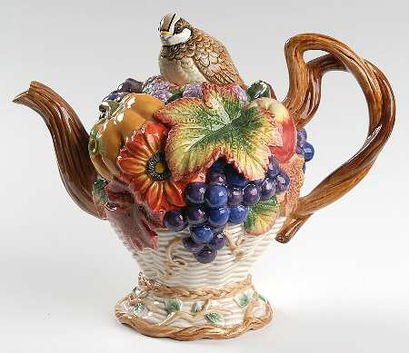 Autumn Bounty Teapot & Lid