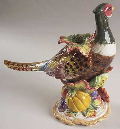 Autumn Bounty Figural Candlestick