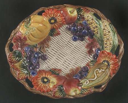 Autumn Bounty 10" Oval Vegetable Bowl