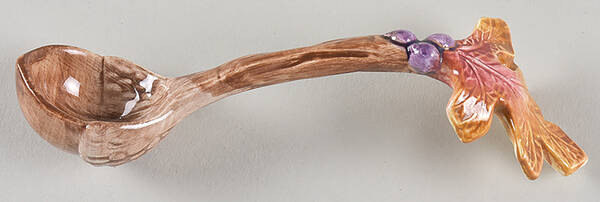 Autumn Woods All Ceramic Sugar Spoon