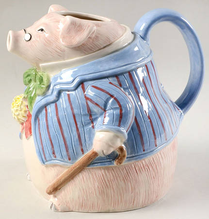Bacon & Eggs Figural Teapot No Lid