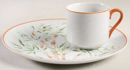 Bamboo Garden Snack Plate & Cup Set
