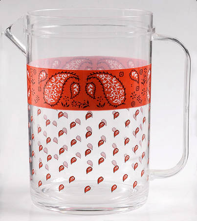 Bandana Acrylic Pitcher No Lid