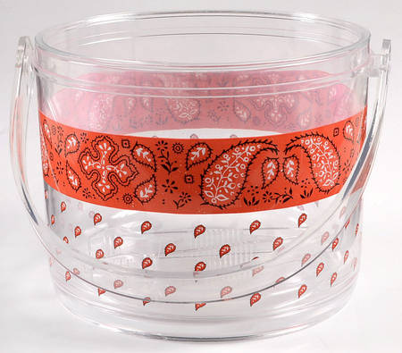 Bandana Acrylic Ice Bucket W/No Lid