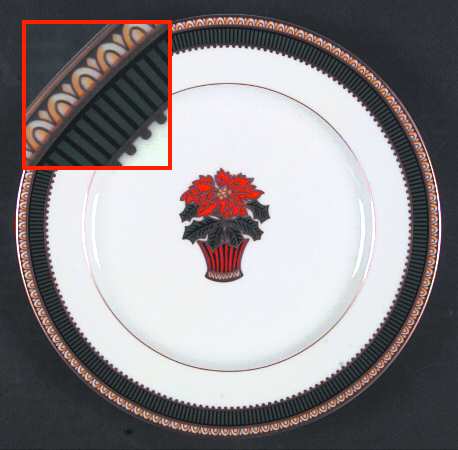 Barrington Holiday Salad Plate