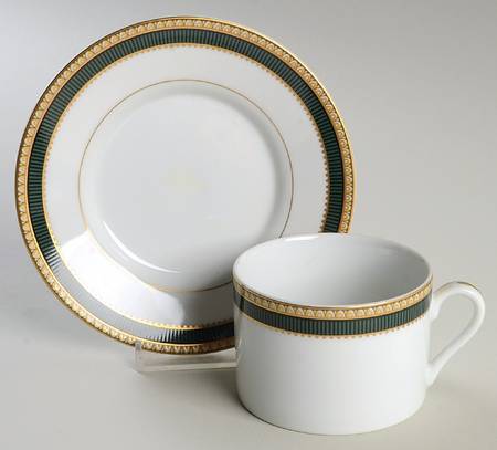 Barrington Flat Cup & Saucer Set