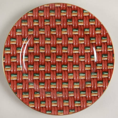 Basketry Salad Plate