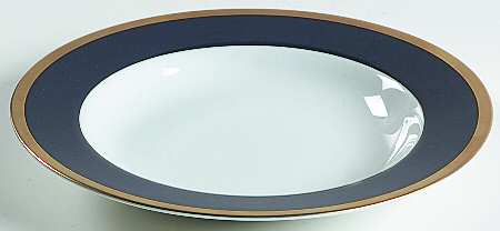 Biarritz Bleu Rim Soup Bowl