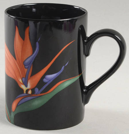 Bird of Paradise (Black Background) Mug