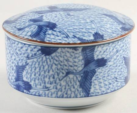 Blue Stork 3" Round Box & Lid