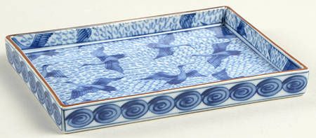 Blue Stork 6" Rectangular Tray