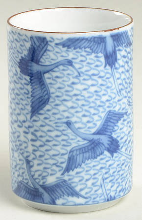 Blue Stork Cup No Handle
