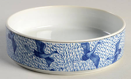 Blue Stork Stacking Bowl