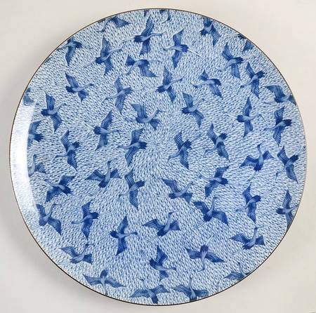 Blue Stork Coupe Service Plate (Charger)