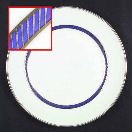 Bordure Bleu by Fitz &amp; Floyd
