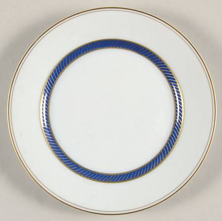 Bordure Bleu Bread & Butter Plate