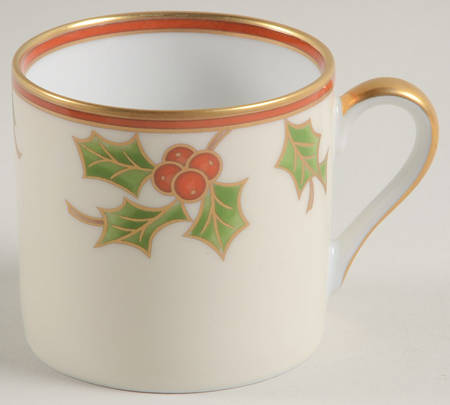 Boughs of Holly Flat Cup