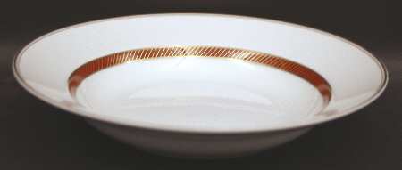 Bordure Rouge Large Rim Soup Bowl