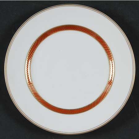 Bordure Rouge Salad Plate