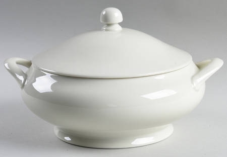 Buff Round Covered Vegetable