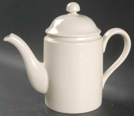 Buff Coffee Pot & Lid