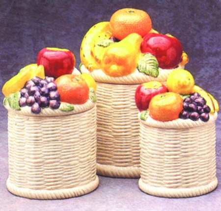 Calypso Fruit (3 Piece) Canister Set (Box Set)