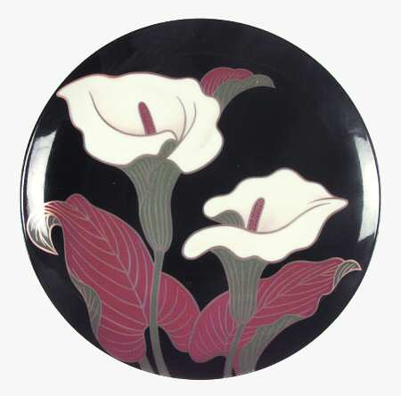 Calla Lily Black by Fitz &amp; Floyd
