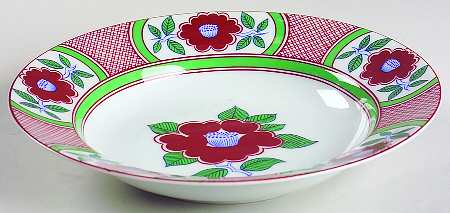 Camellia Large Rim Soup Bowl