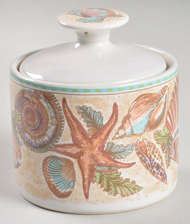 Caribbean Sugar Bowl & Lid