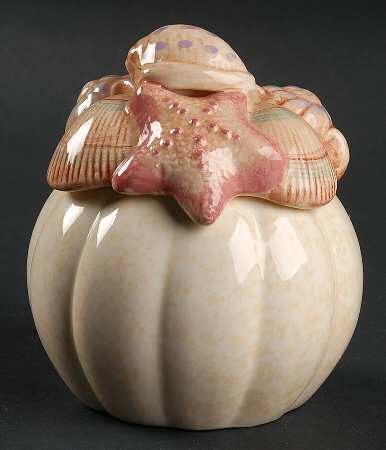 Caribbean Sculpted Sugar Bowl & Lid