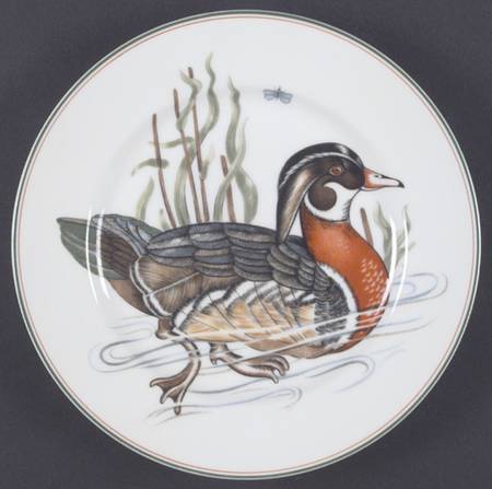 Canard Sauvage (White Body) Salad Plate