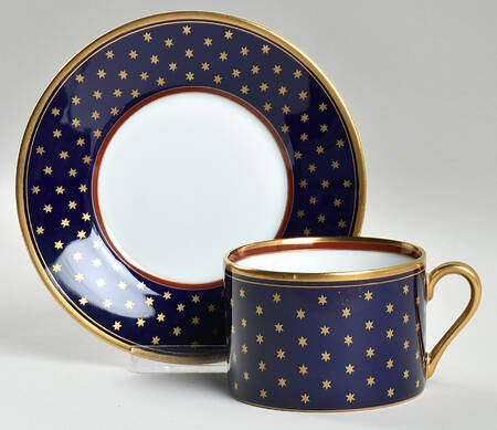 Celeste Flat Cup & Saucer Set