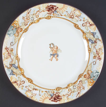 Cherubs 12" Chop Plate (Round Platter)