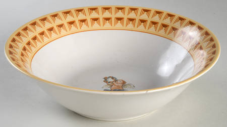 Cherubs 9" Round Vegetable Bowl