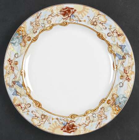 Cherubs Dinner Plate