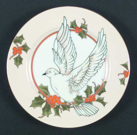 Christmas Holly Dove by Fitz &amp; Floyd