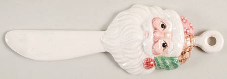 Christmas Quilt Individual Canape Knife