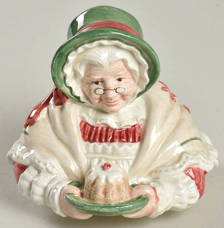 Christmas Quilt Lid for Figural Cookie Jar