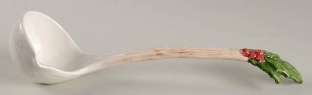 Christmas Quilt Punch Ladle, Solid Piece