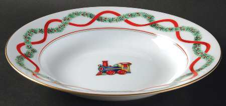 Christmas Wonderland Large Rim Soup Bowl
