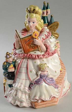 Cinderella Cookie Jar & Lid